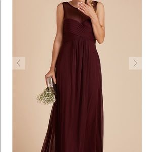 Illusion Bridesmaid Dress | Birdy Grey | Wine